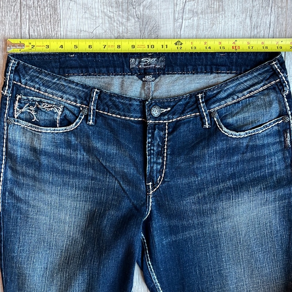 Silver Jeans Women's Blue Denim Jeans - Picture 14 of 14